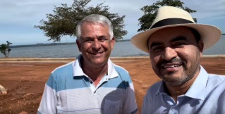 Governador Wanderlei Barbosa inicia a semana visitando obras da Agrotins, anuncia atrações e praia permanente dentro do parque