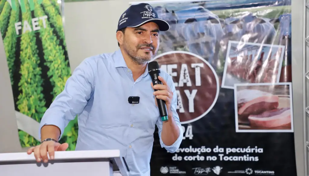 Governador Wanderlei Barbosa participa do Meat Day e destaca importância do evento para o desenvolvimento do setor agropecuário